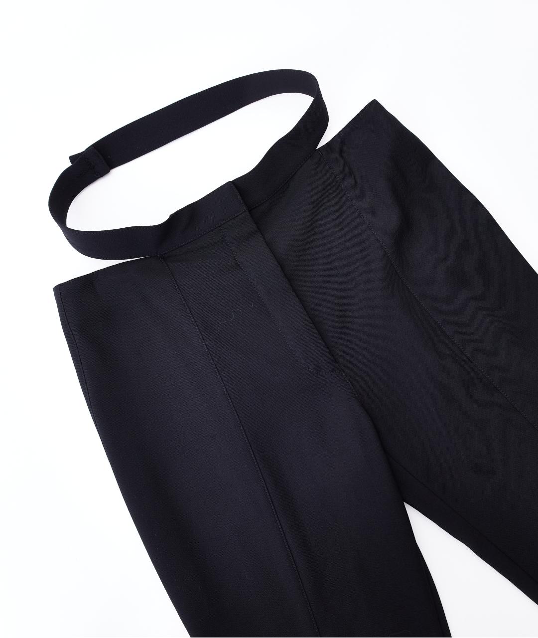 MUGLER Черные шерстяные брюки узкие, фото 3