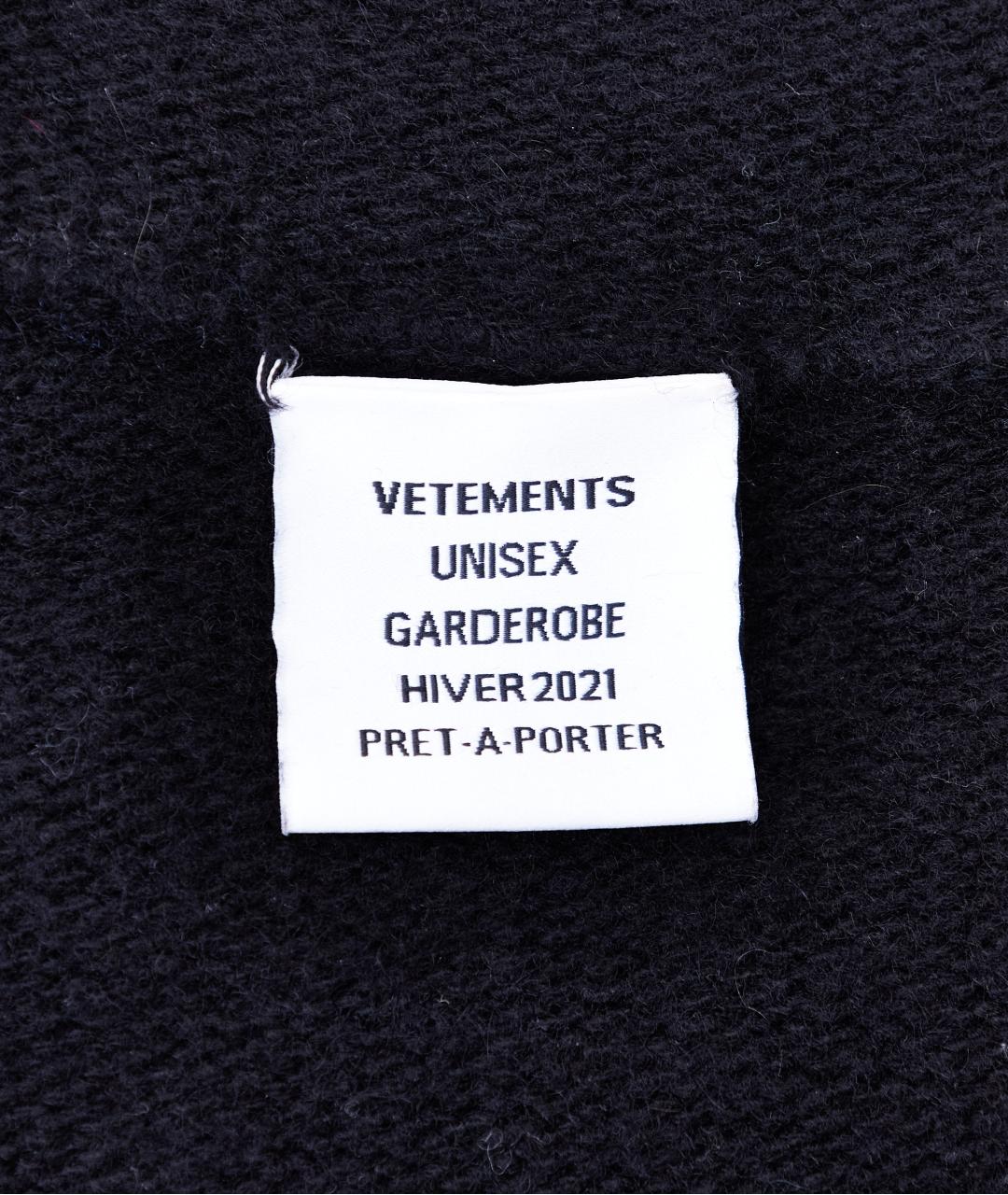 VETEMENTS Черный шерстяной джемпер / свитер, фото 5