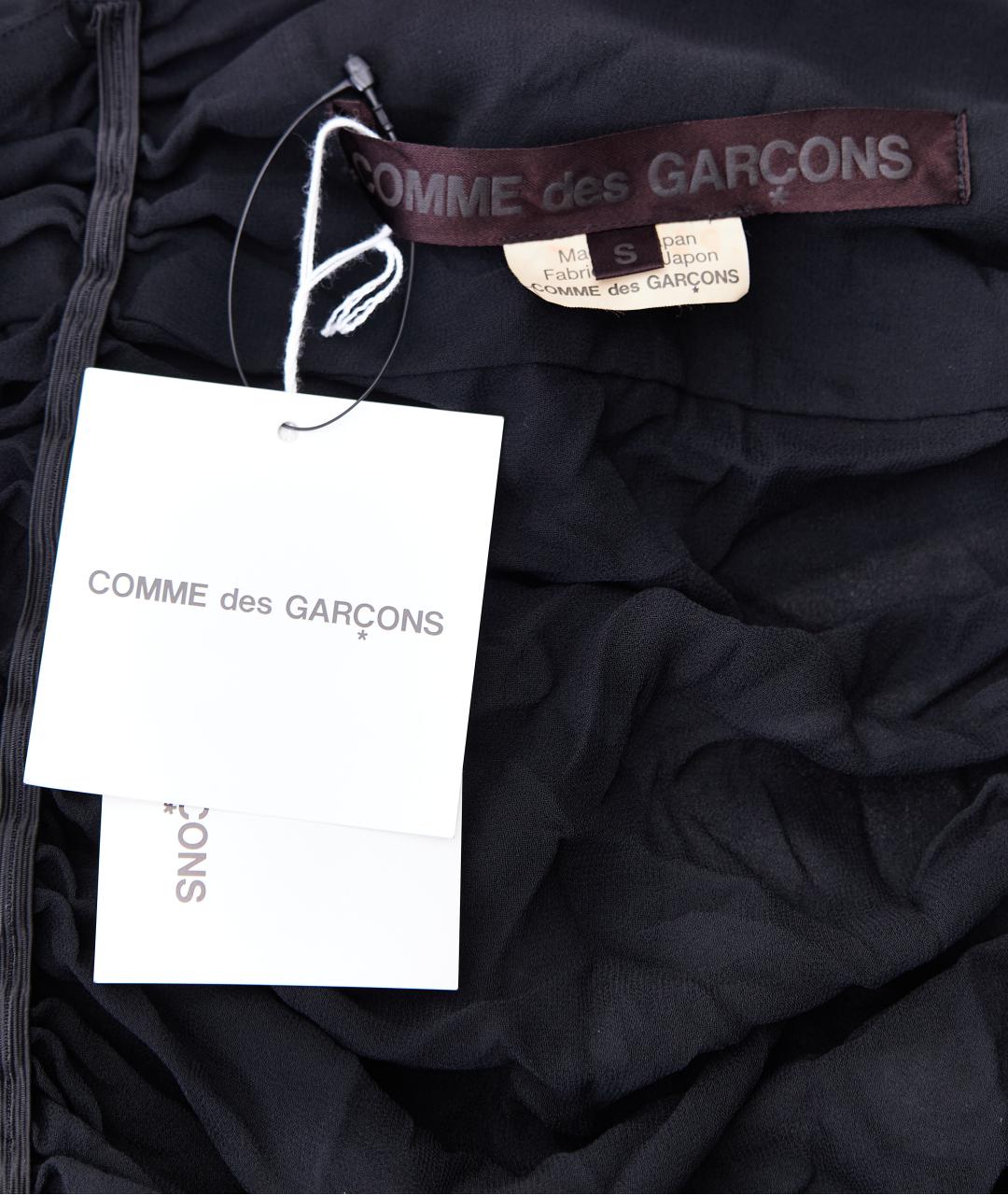 COMME DES GARÇONS Черная блузы, фото 4