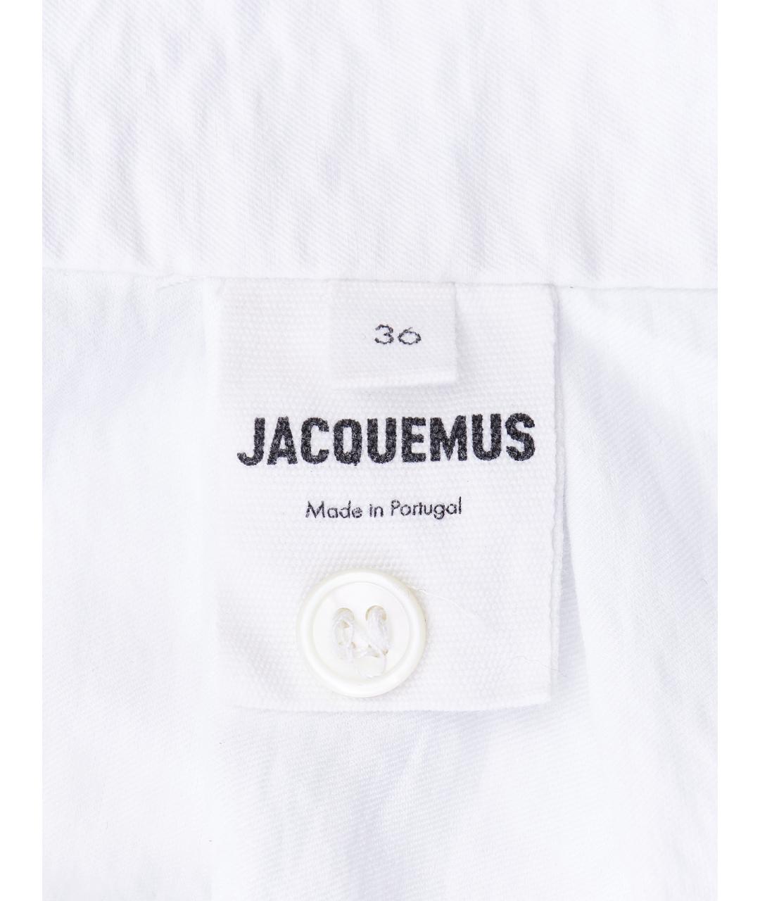 JACQUEMUS Белая блузы, фото 5