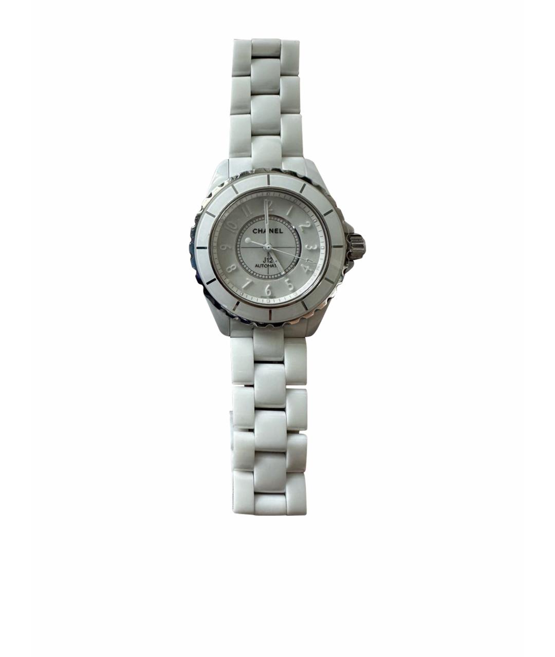 CHANEL PRE-OWNED Белые стальные часы, фото 1