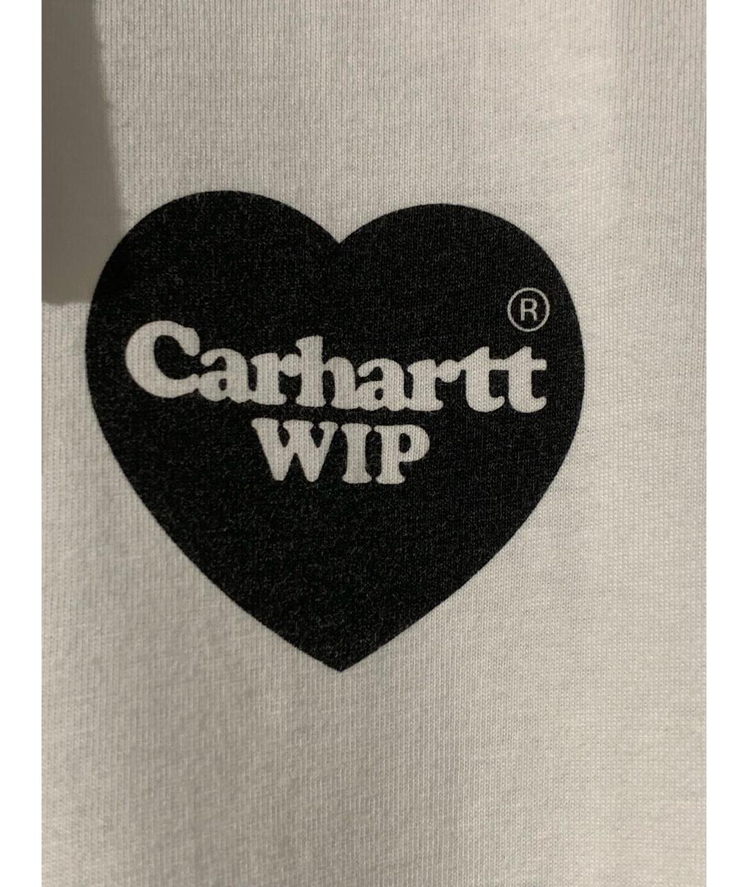 CARHARTT WIP Белая хлопковая футболка, фото 4