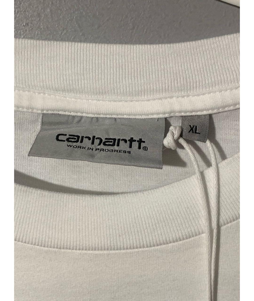 CARHARTT WIP Белая хлопковая футболка, фото 3