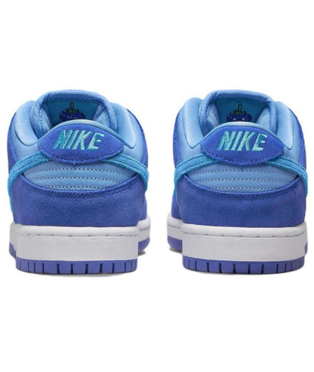 NIKE Синие замшевые кроссовки, фото 5
