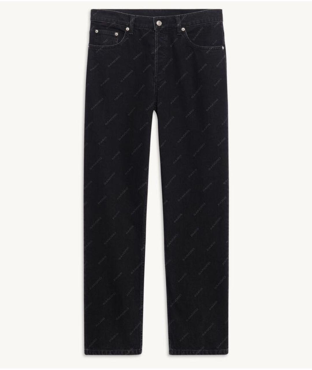 SANDRO Черные хлопковые прямые джинсы, фото 8