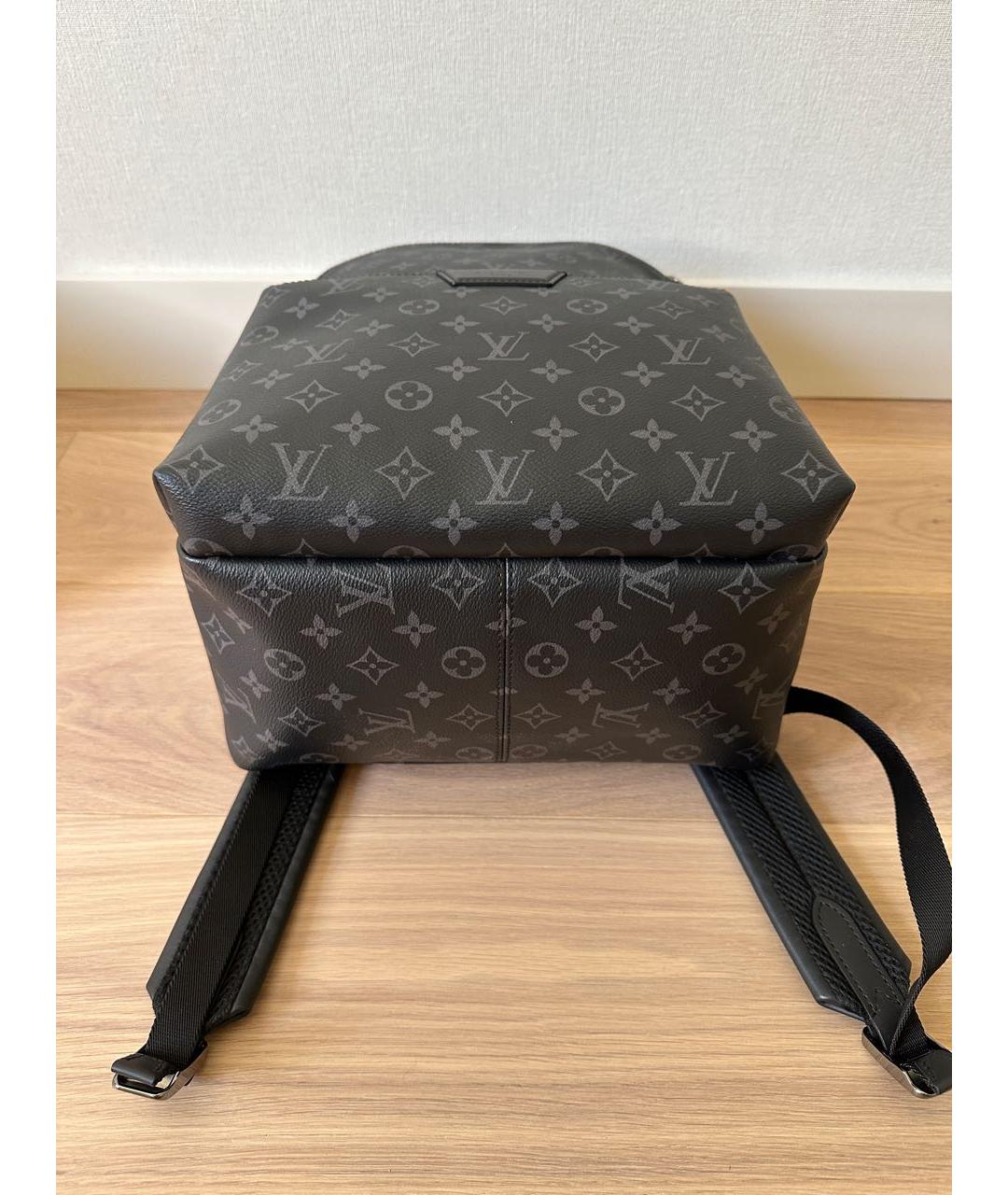 LOUIS VUITTON PRE-OWNED Антрацитовый рюкзак, фото 6