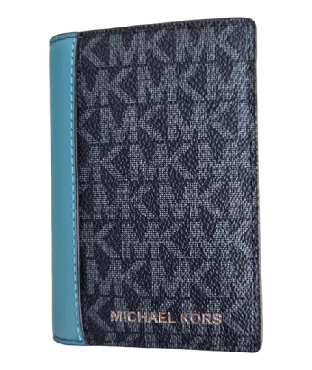 MICHAEL KORS Темно-синий кошелек, фото 5