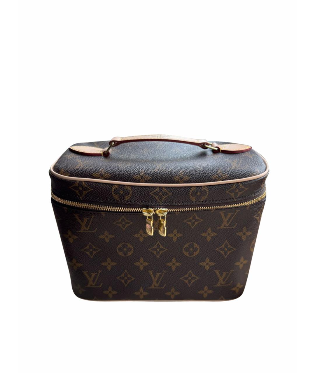 LOUIS VUITTON PRE-OWNED Коричневая косметичка, фото 1