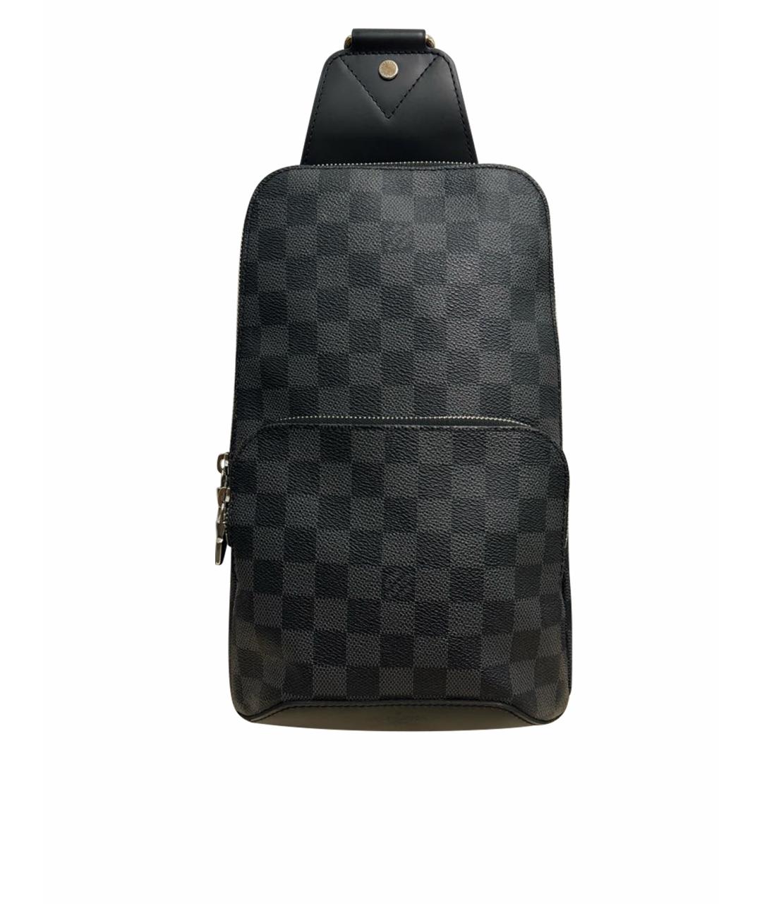 LOUIS VUITTON PRE-OWNED Черная сумка на плечо, фото 1