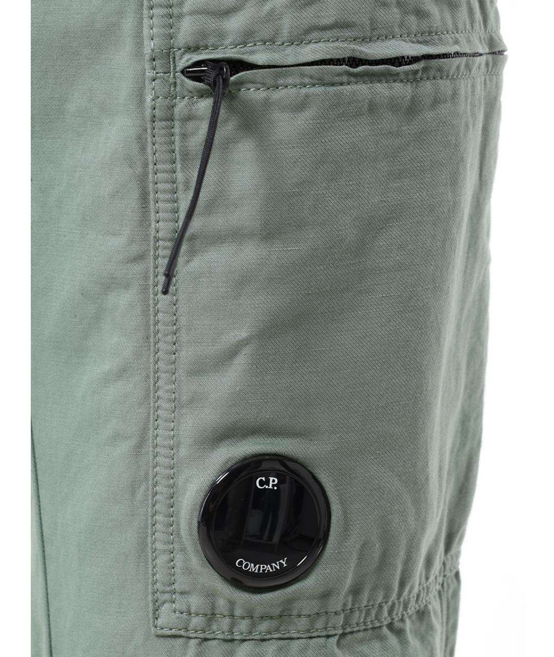 CP COMPANY Зеленые брюки чинос, фото 5