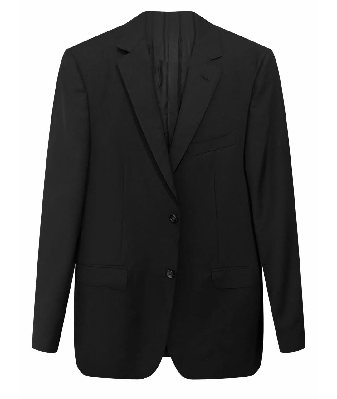 ZZEGNA Черный шерстяной пиджак, фото 1