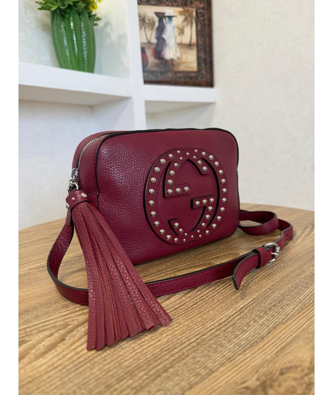 GUCCI Кожаная сумка через плечо, фото 4