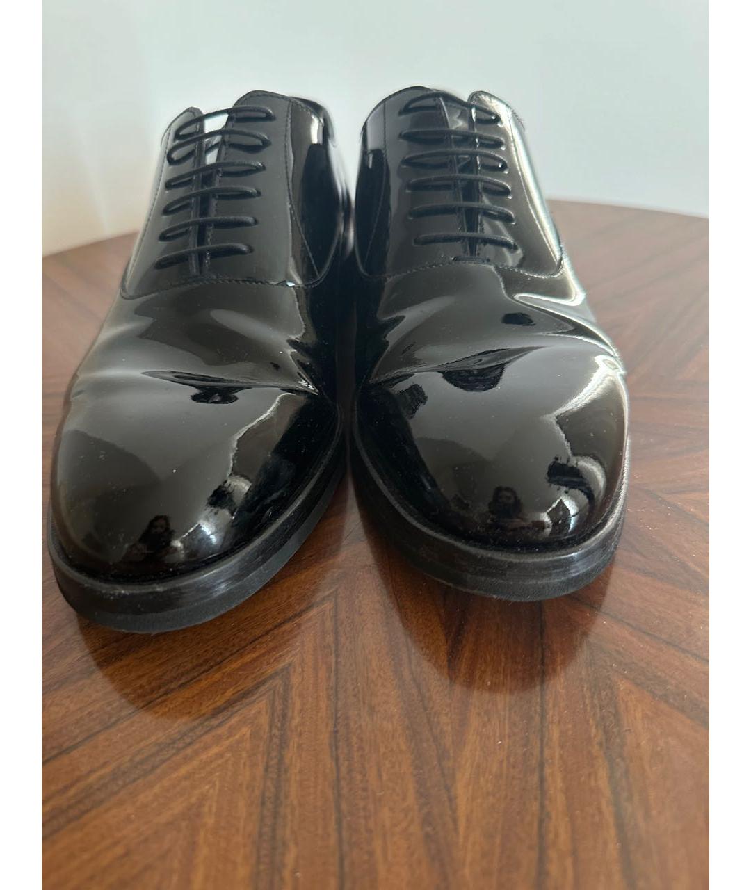 BRUNELLO CUCINELLI Черные туфли из лакированной кожи, фото 2