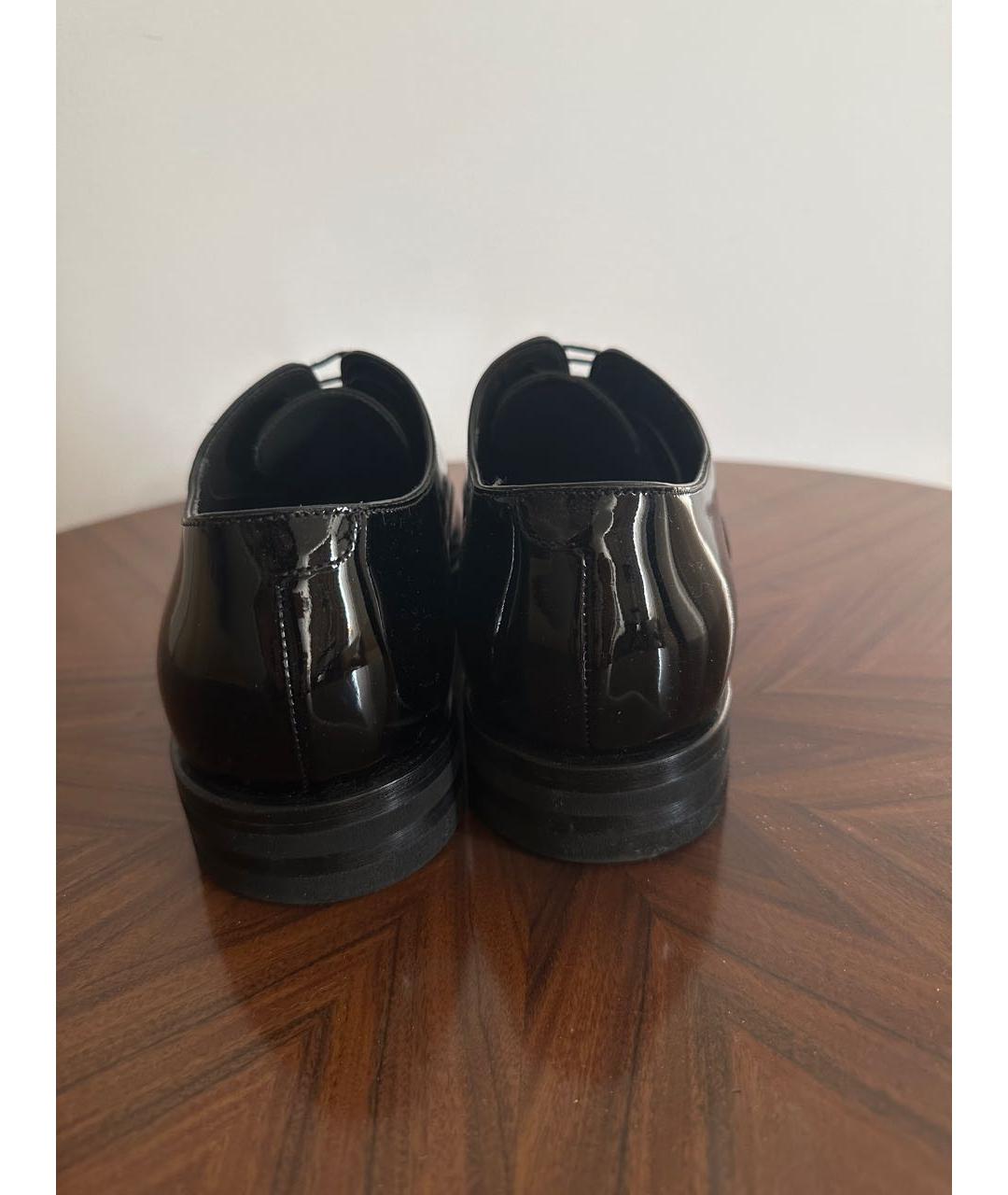 BRUNELLO CUCINELLI Черные туфли из лакированной кожи, фото 4