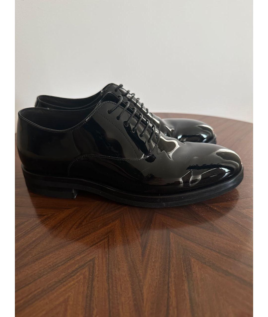 BRUNELLO CUCINELLI Черные туфли из лакированной кожи, фото 6