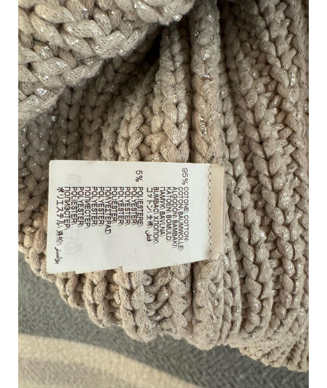 BRUNELLO CUCINELLI Бежевый хлопковый джемпер / свитер, фото 4