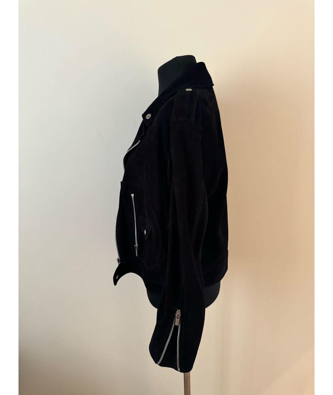 CHRISTIAN DIOR PRE-OWNED Черная замшевая куртка, фото 8