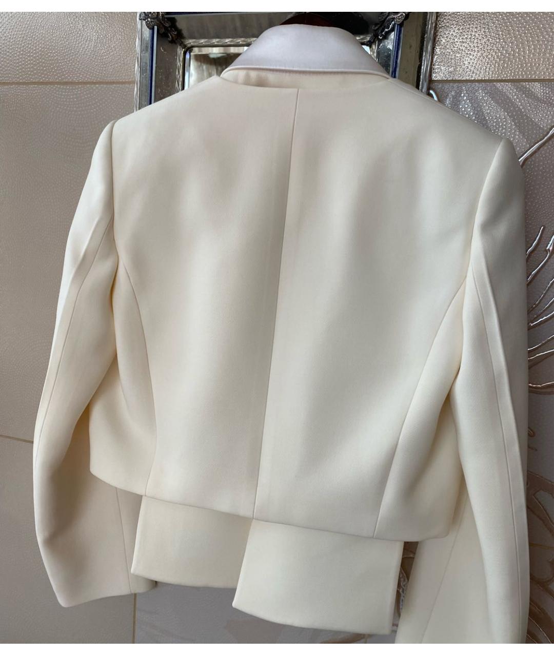 FENDI Белый шерстяной жакет/пиджак, фото 2