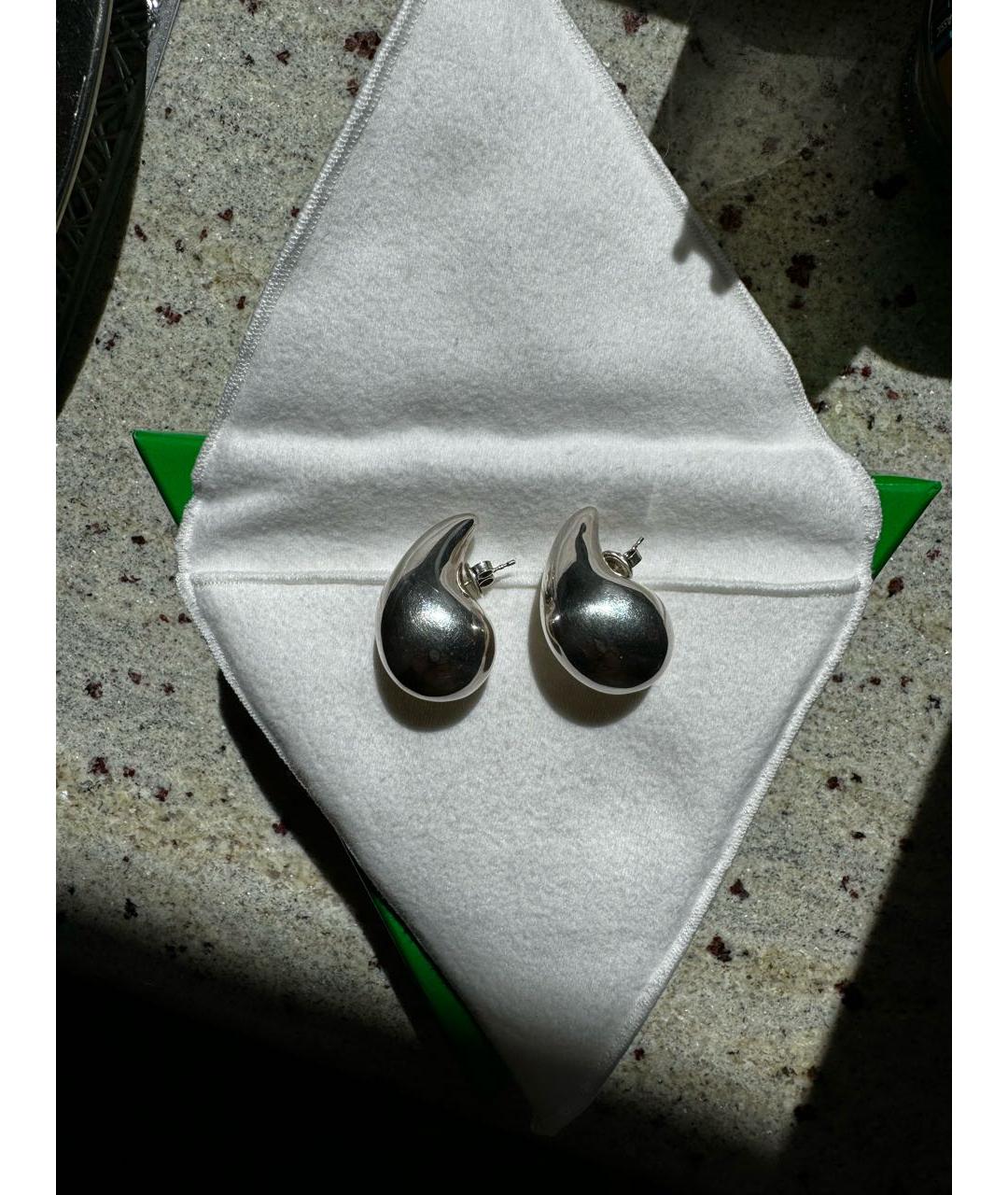 BOTTEGA VENETA Серебряные серебряные серьги, фото 4
