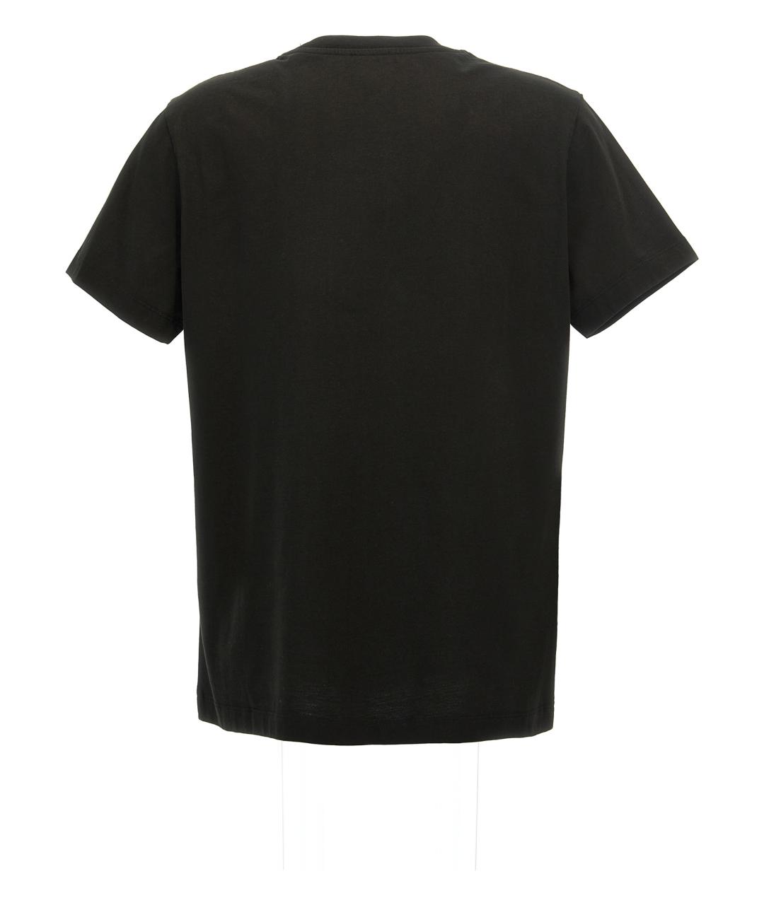 KENZO Черная хлопковая футболка, фото 2