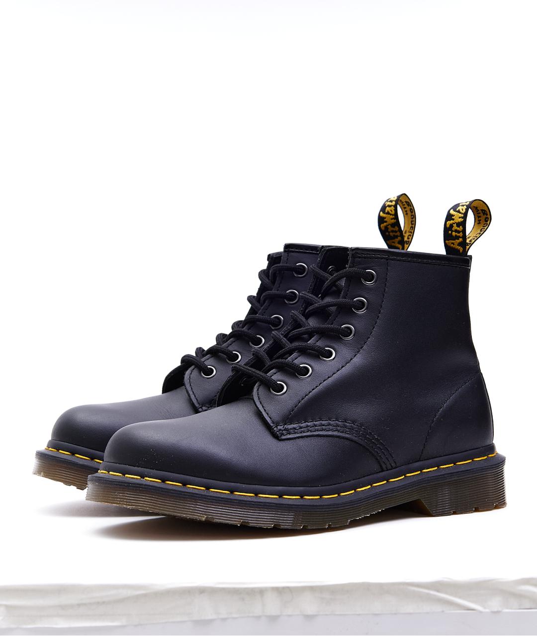 DR. MARTENS Черные кожаные ботинки, фото 2