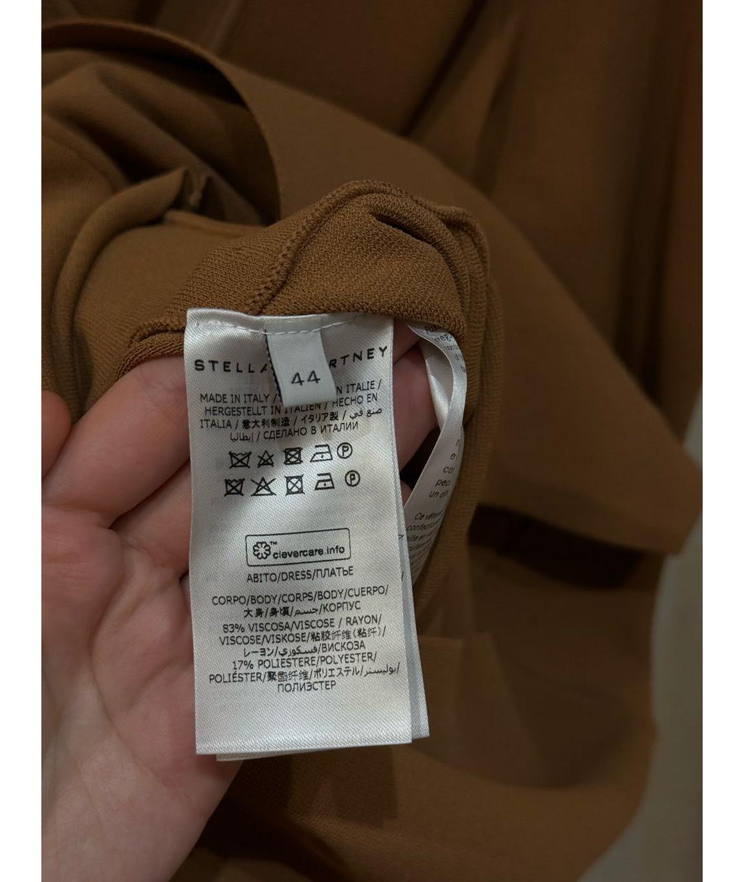 STELLA MCCARTNEY Коричневое повседневное платье, фото 7