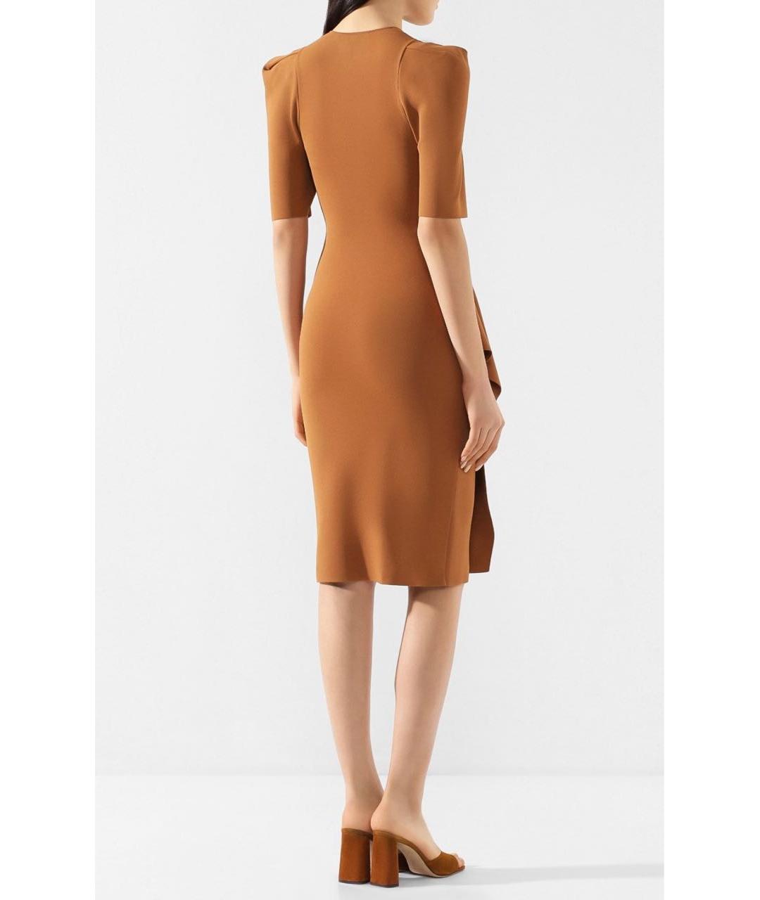 STELLA MCCARTNEY Коричневое повседневное платье, фото 4