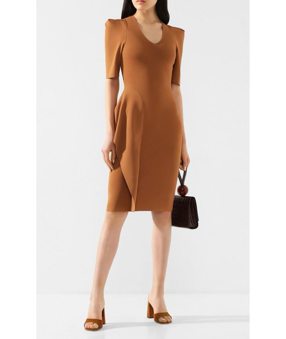 STELLA MCCARTNEY Коричневое повседневное платье, фото 2