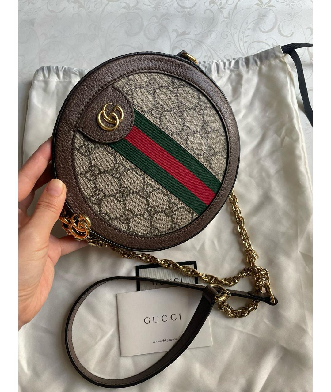 GUCCI Коричневая сумка через плечо, фото 2