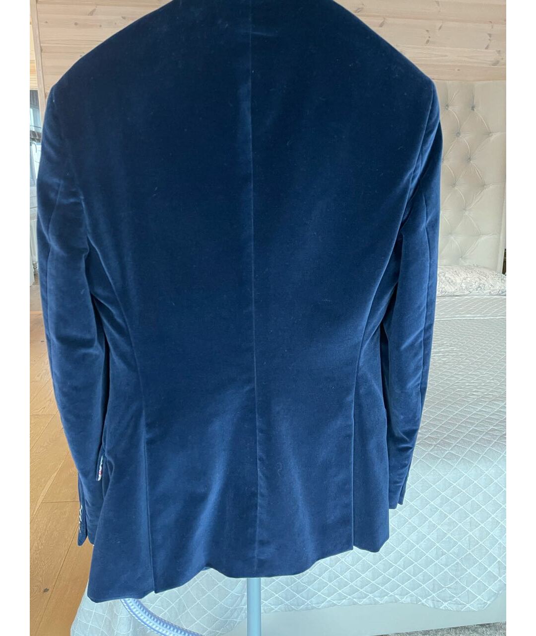 PAUL SMITH Синий бархатный пиджак, фото 2