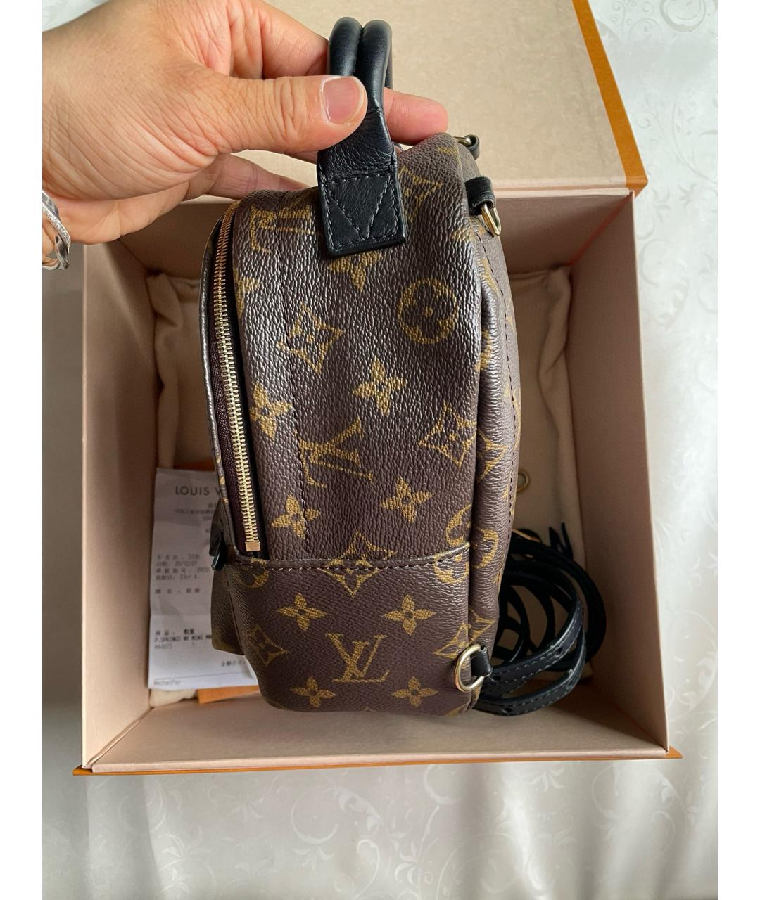 LOUIS VUITTON Коричневый рюкзак, фото 4