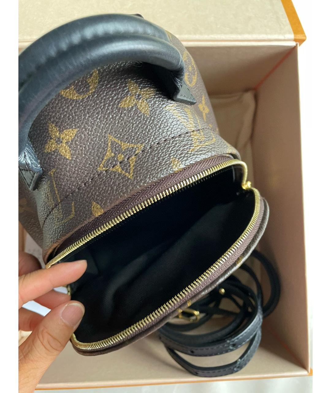 LOUIS VUITTON Коричневый рюкзак, фото 6