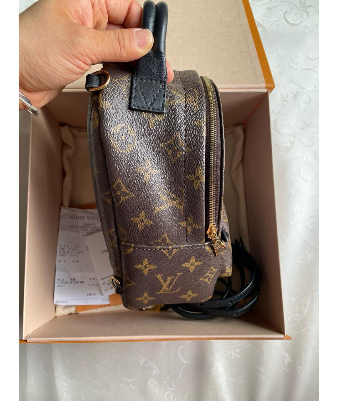 LOUIS VUITTON Коричневый рюкзак, фото 5