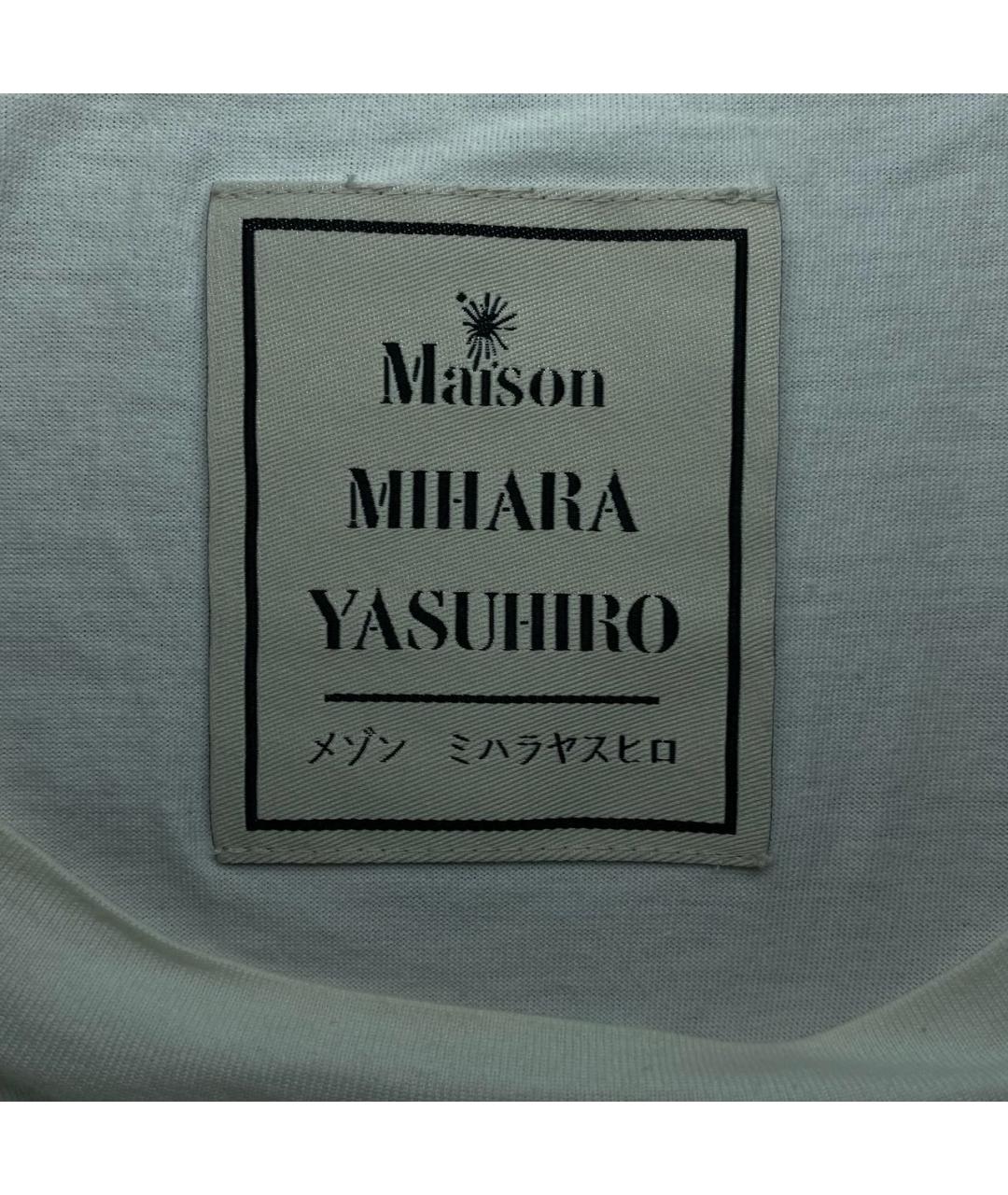 MAISON MIHARA YASUHIRO Белая футболка, фото 6