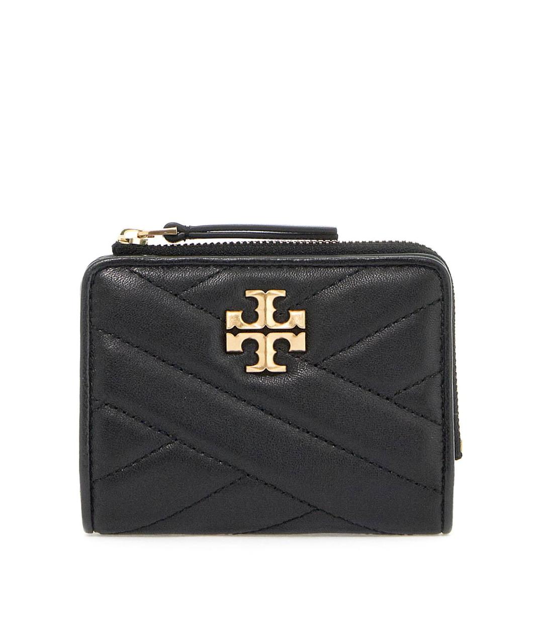 TORY BURCH Черный кожаный кошелек, фото 1