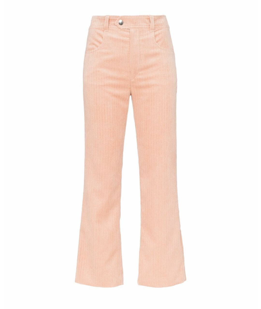 ISABEL MARANT Розовые прямые брюки, фото 1