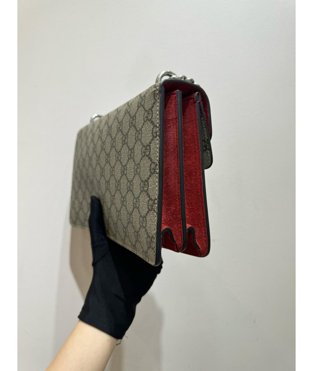 GUCCI Красная сумка через плечо, фото 4