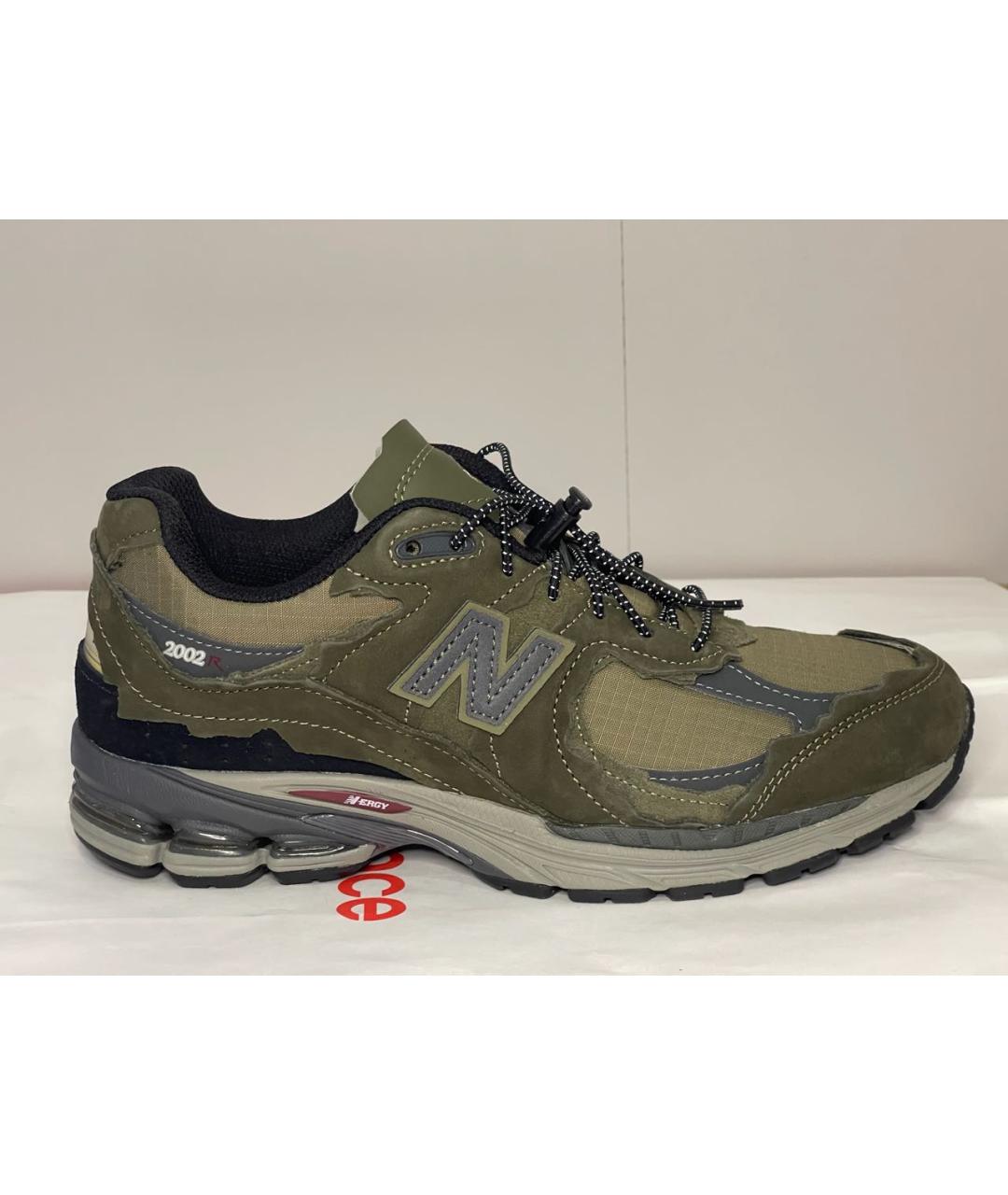 NEW BALANCE Хаки замшевые низкие кроссовки / кеды, фото 7