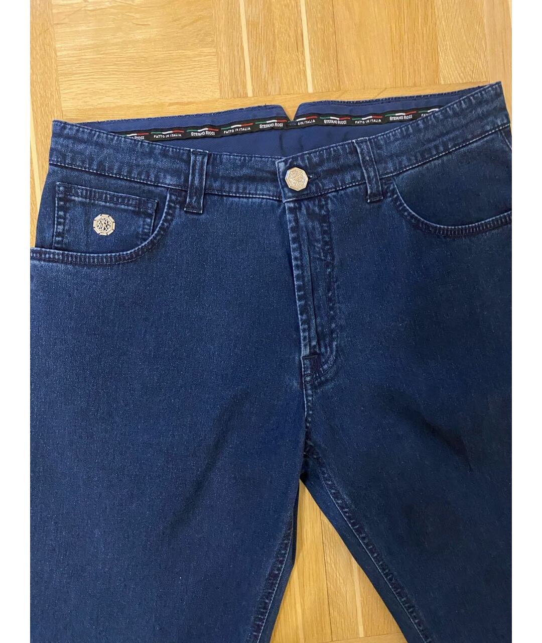 STEFANO RICCI Синие джинсы, фото 2