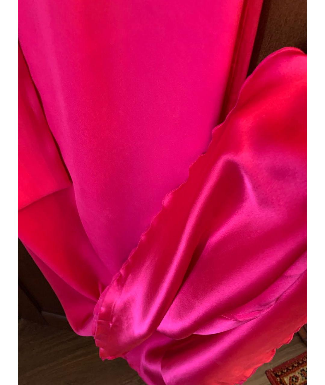 ALEXANDER TEREKHOV Розовое шелковое вечернее платье, фото 6