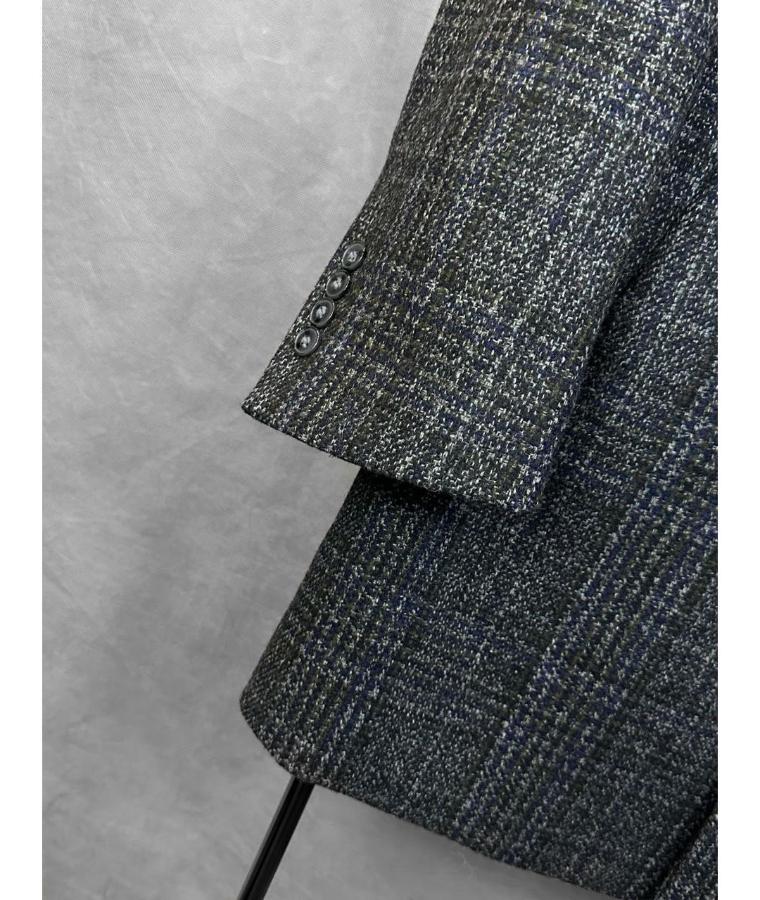 CALVIN KLEIN Антрацитовое шерстяное пальто, фото 5