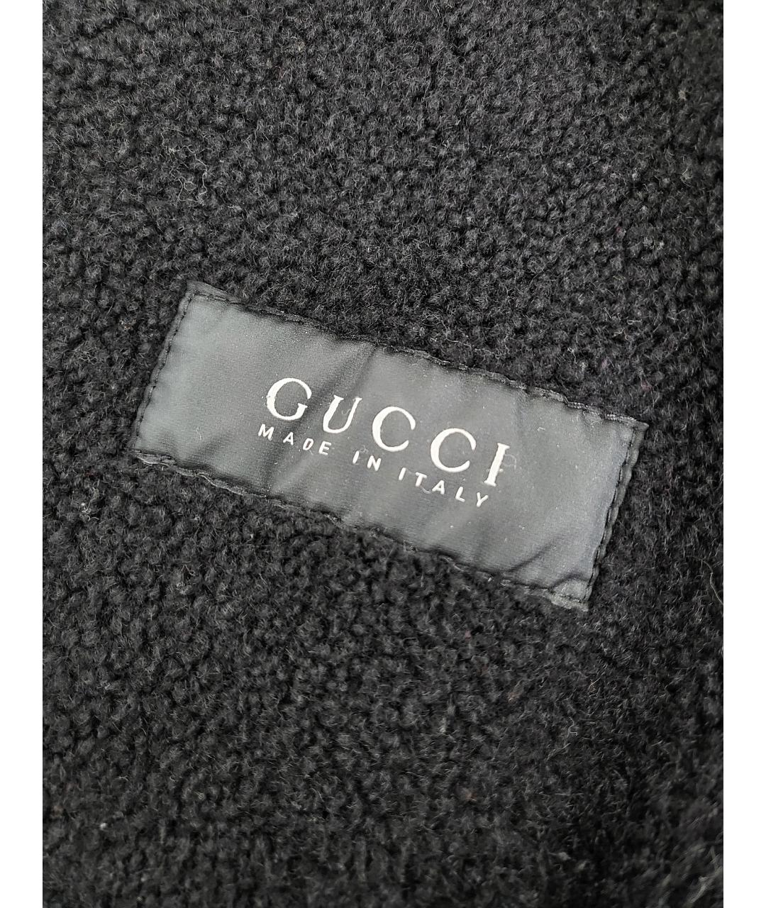 GUCCI Черная замшевая дубленка, фото 7