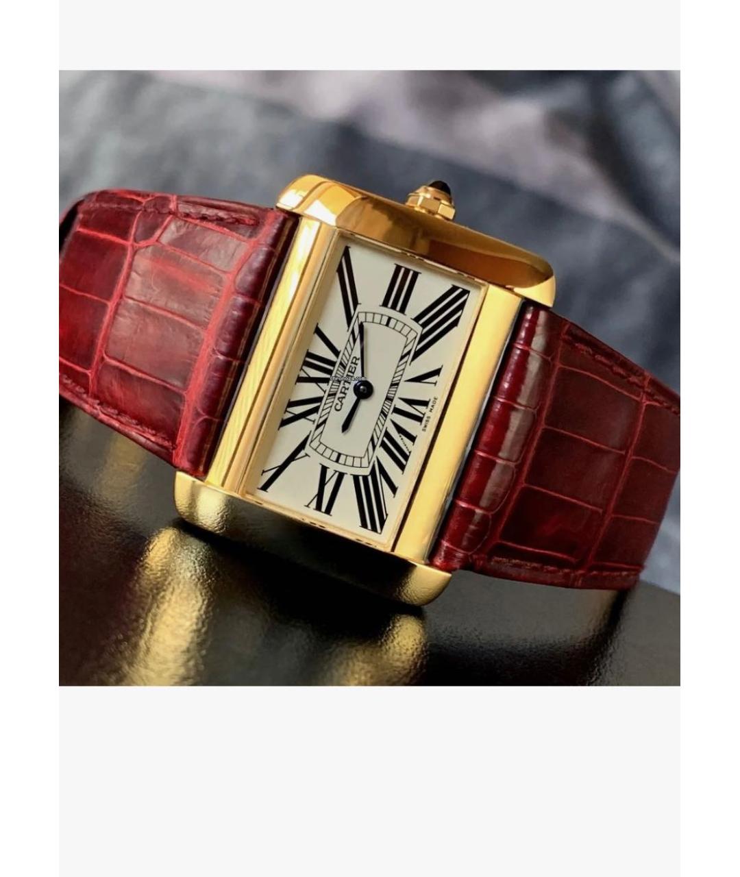 CARTIER Оранжевый браслет из экзотической кожи, фото 7