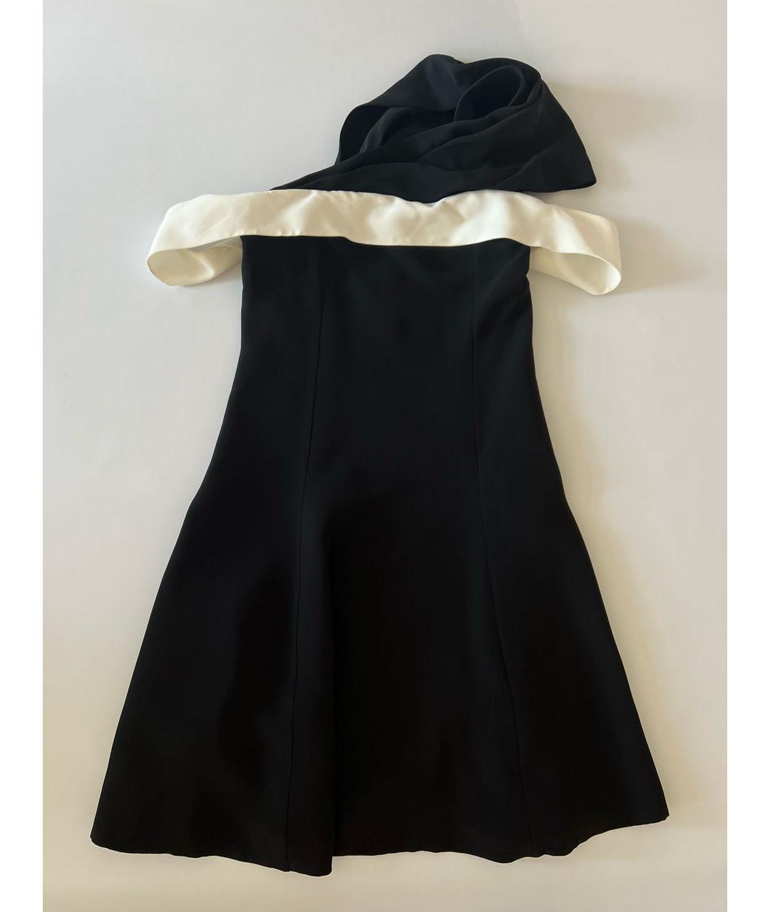 CHRISTIAN DIOR Черное шелковое коктейльное платье, фото 8