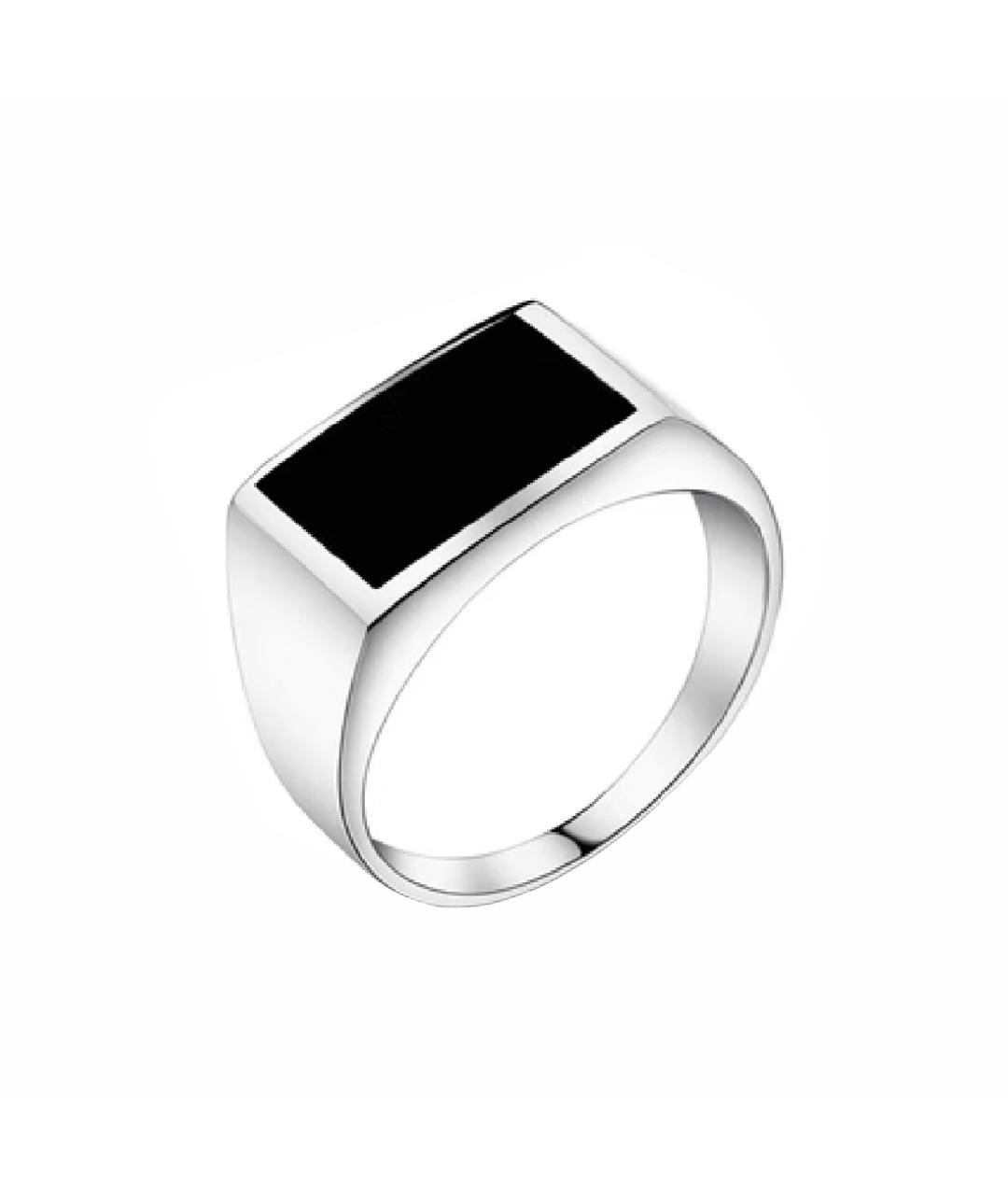 GUCCI Черное серебряное кольцо, фото 1