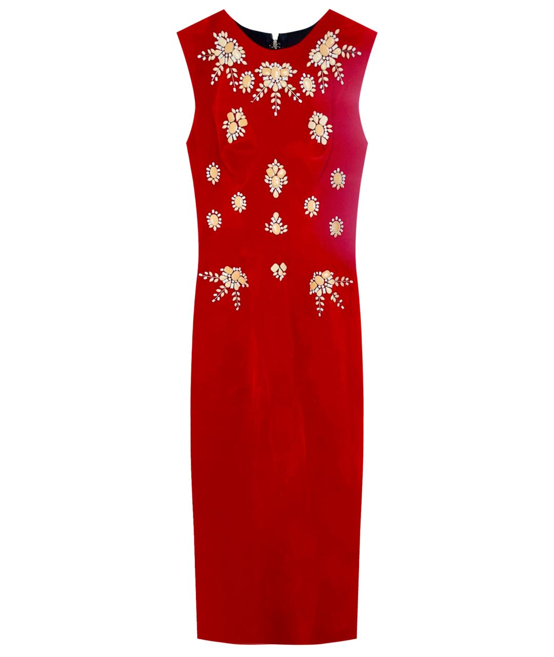 BOHEMIQUE Красное бархатное вечернее платье, фото 1