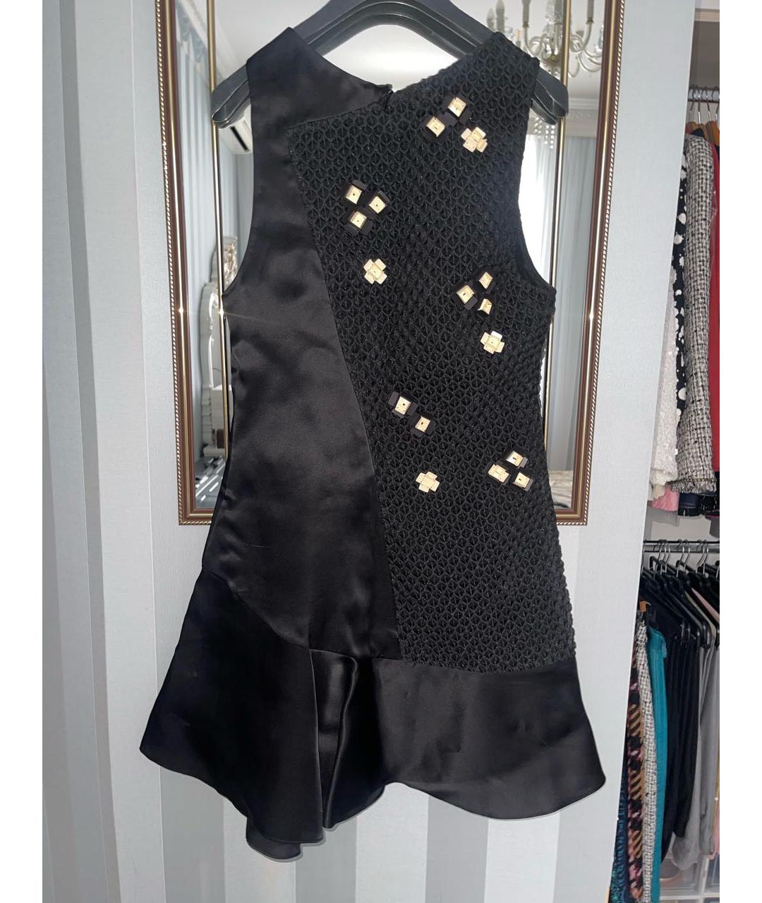 3.1 PHILLIP LIM Черное коктейльное платье, фото 2