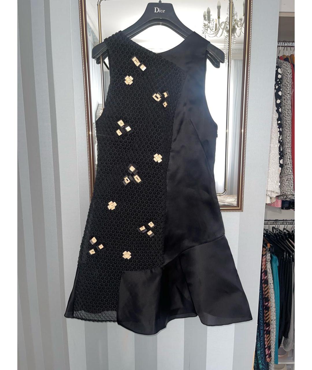 3.1 PHILLIP LIM Черное коктейльное платье, фото 5