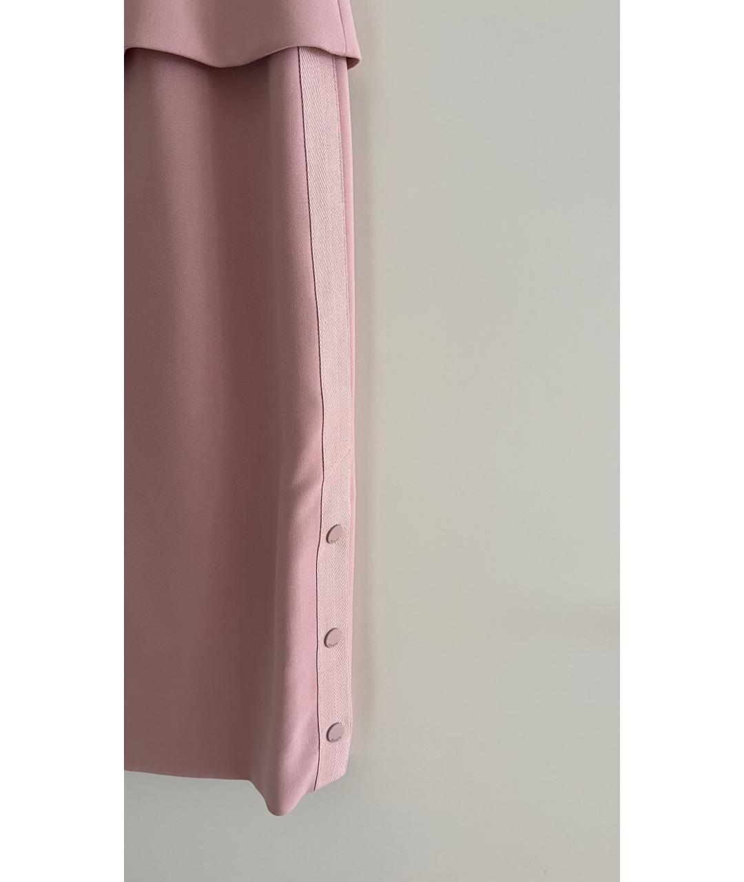 HUGO BOSS Розовое полиэстеровое повседневное платье, фото 7