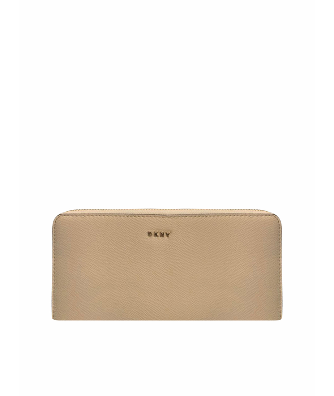 DKNY Бежевый кожаный кошелек, фото 1